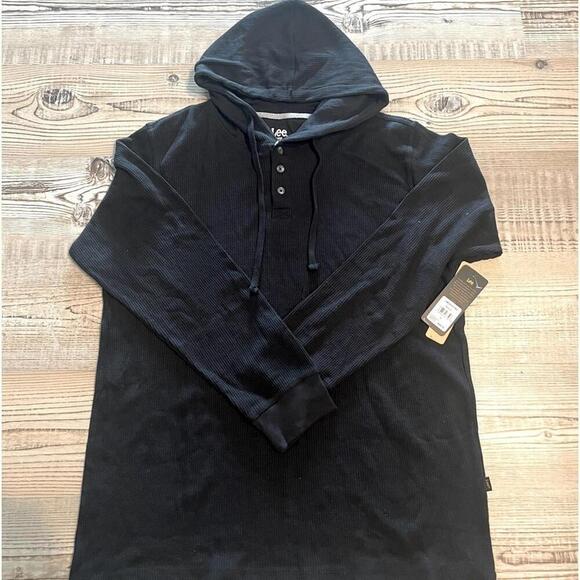 New Lee long sleeve pullover 3 button shirt size  RN#64866 cotton XL - Picture 12 of 14